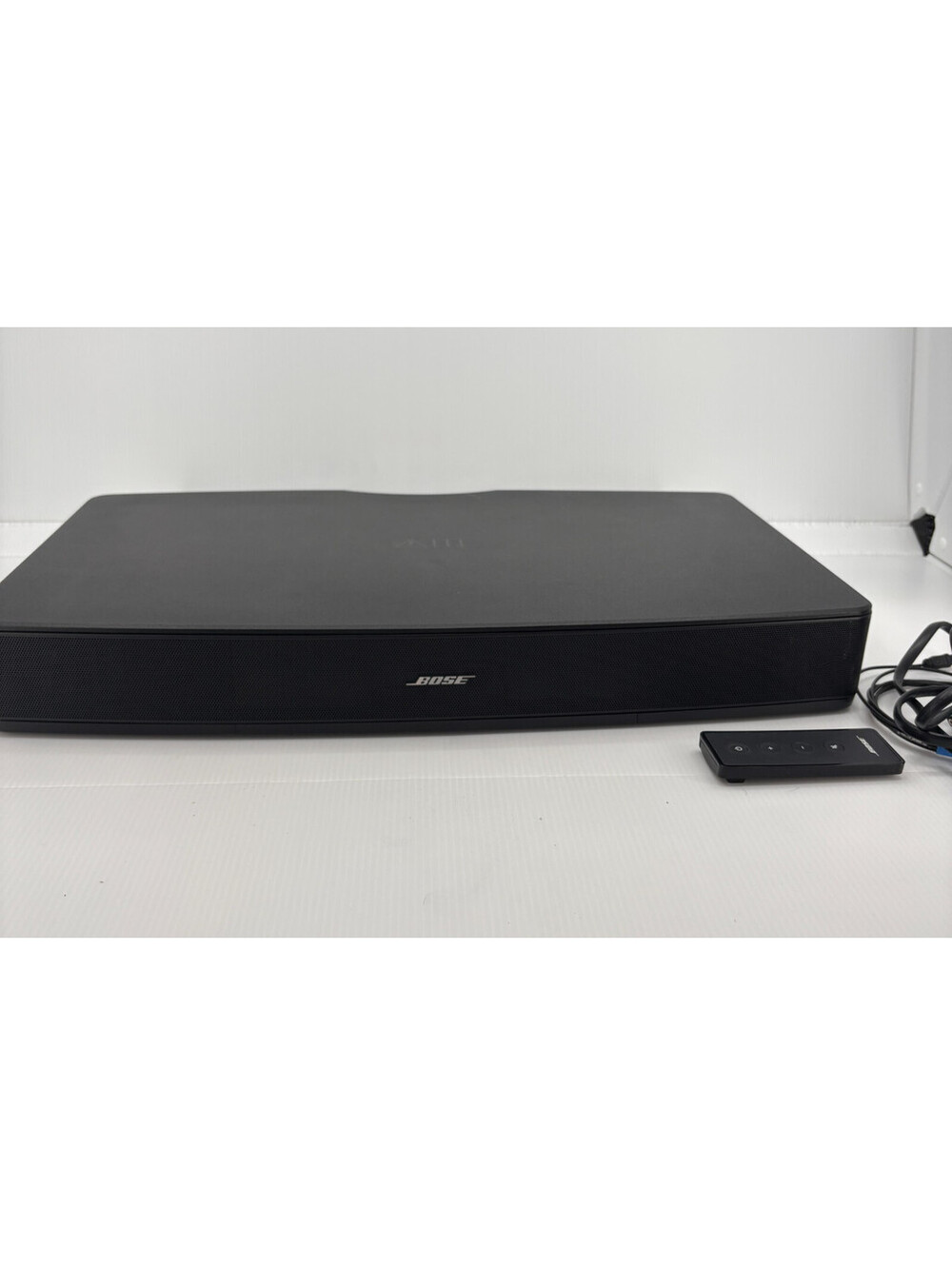 Bose Solo TV Sound System Model 410376 Optical Coax Remote Cables Untested